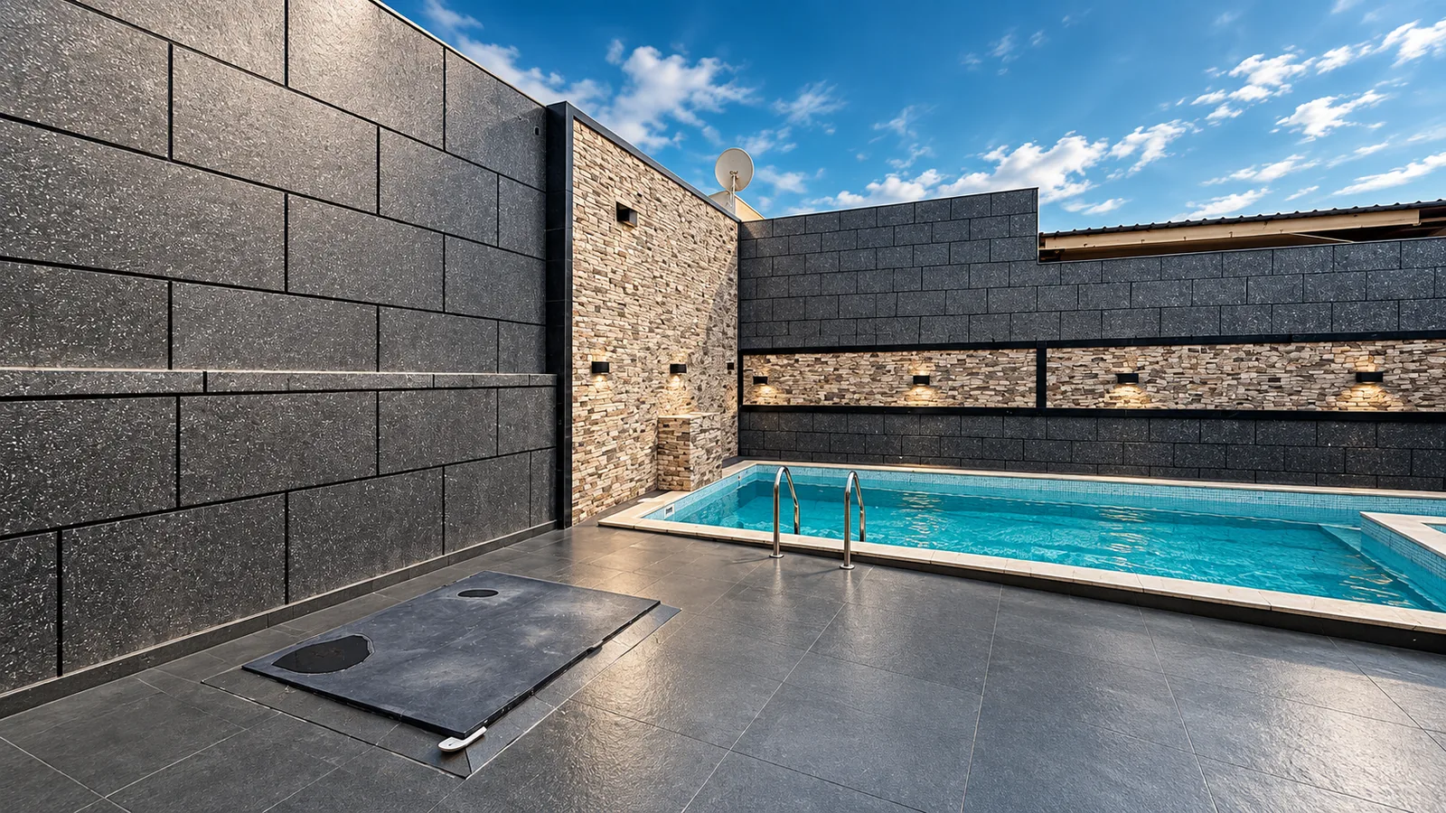 Reforma estrutural de piscina e requalificação exterior