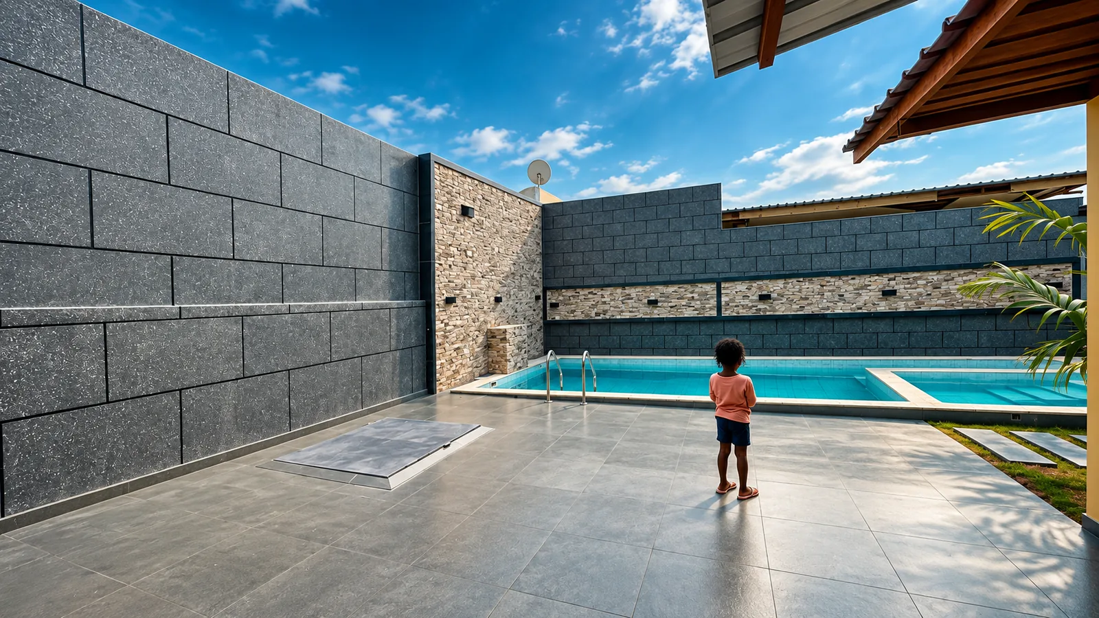 Reforma estrutural de piscina e requalificação exterior