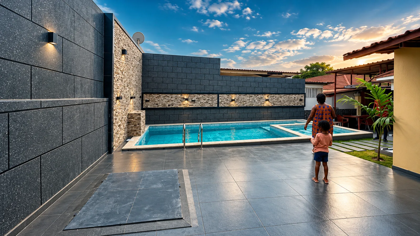 Reforma estrutural de piscina e requalificação exterior