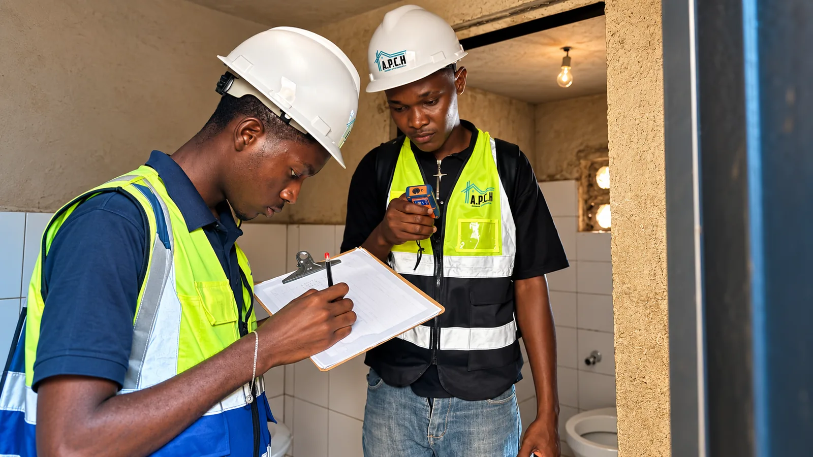 Engenheiros da A.P.C.H em inspeção