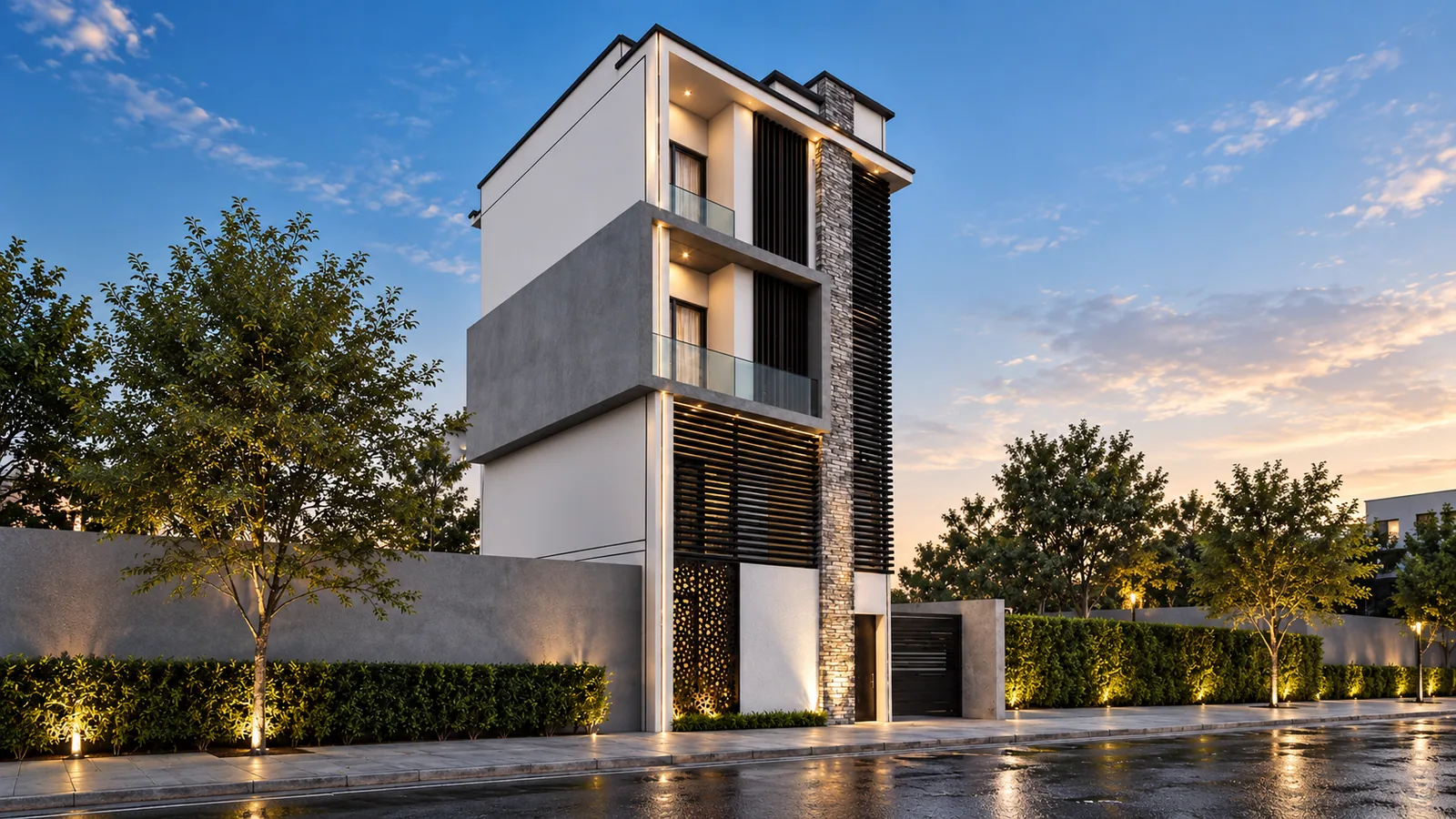 Edifício residencial projetado pela A.P.C.H